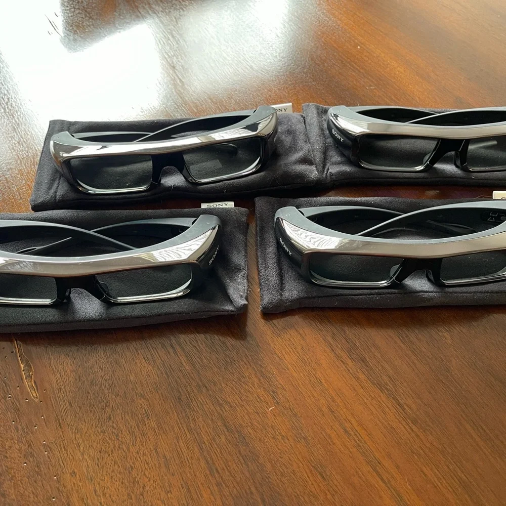 Sony TDG-BR100 Adult Size 3D Active Glasses, Black